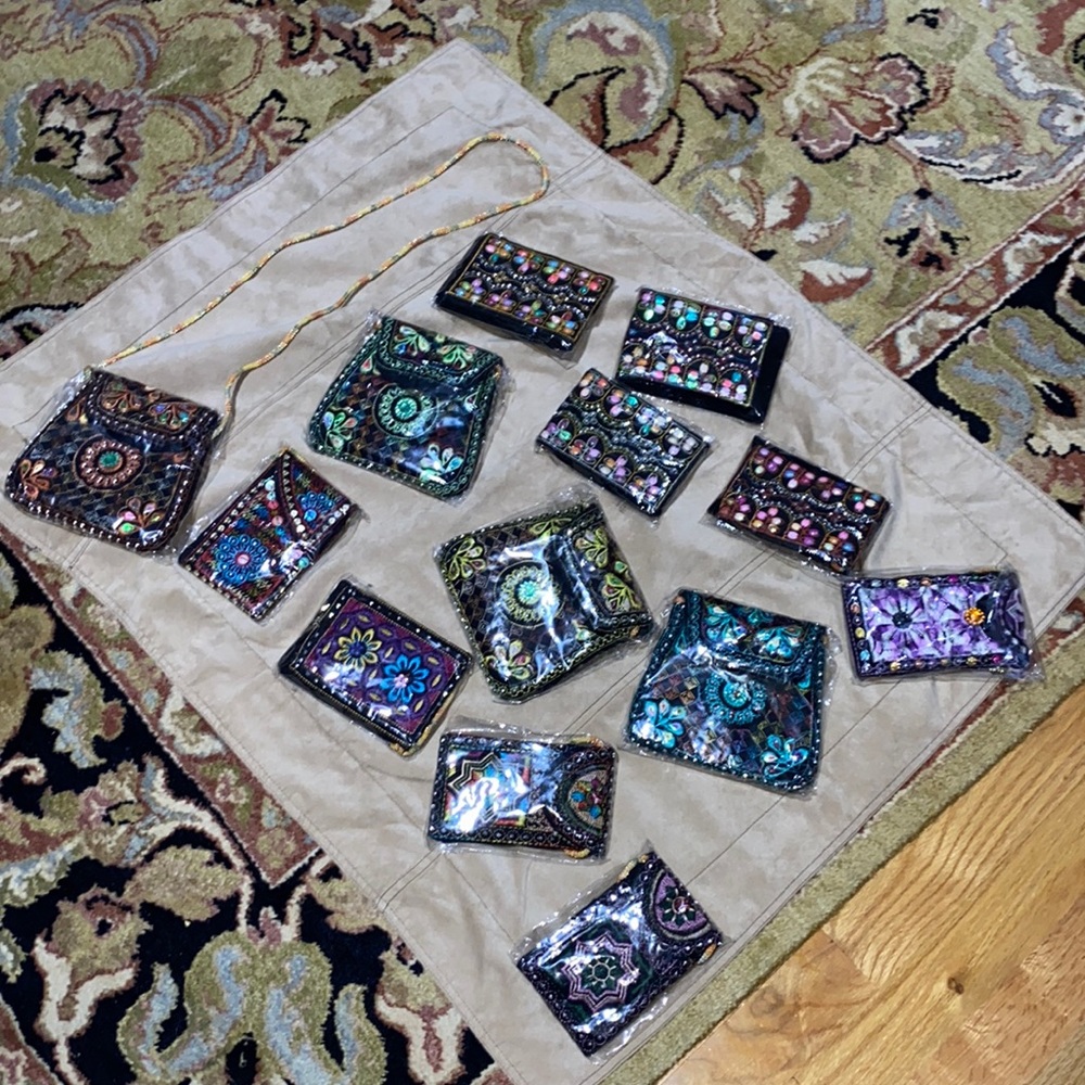 Embroidered Purses